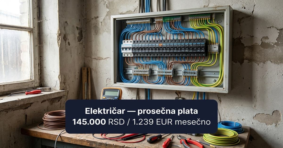Električari zarađuju više od inženjera uz dnevnice od 100 evra