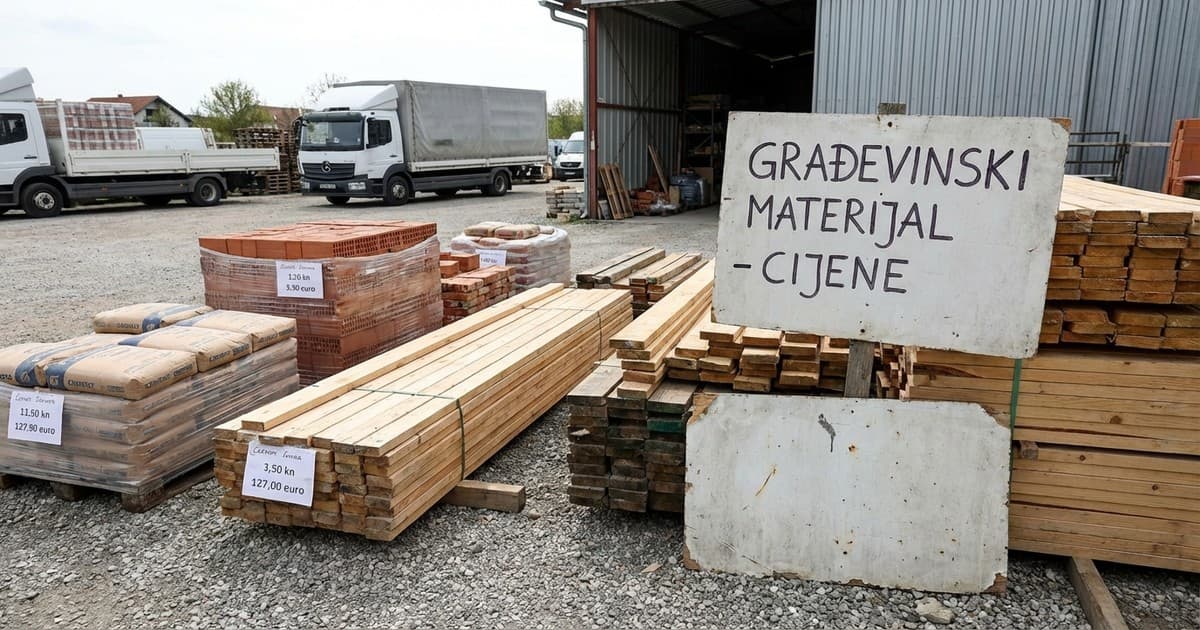 Stabilizacija tržišta: cijene materijala u Hrvatskoj miruju