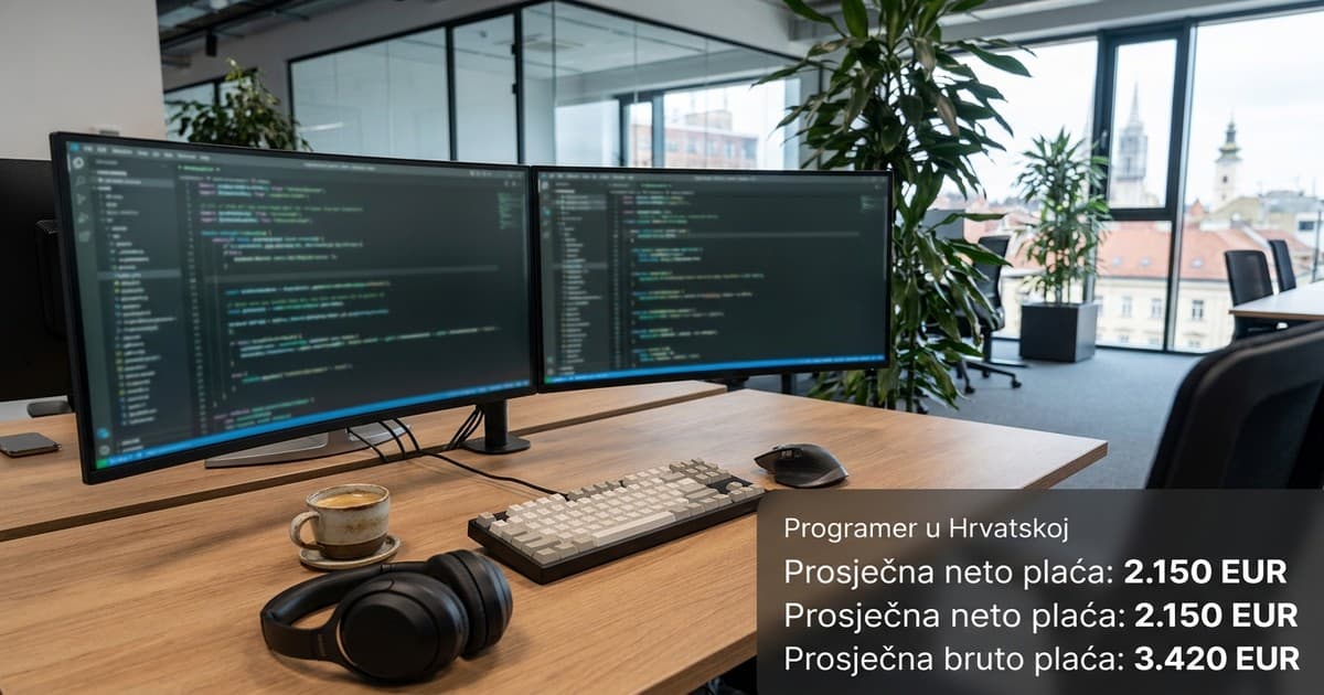 Plaća programera u Hrvatskoj: Statistički pregled
