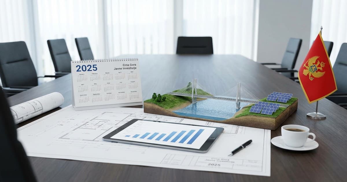 Featured Image - Javne investicije za 2025 godinu Crna Gora: Analiza budžeta
