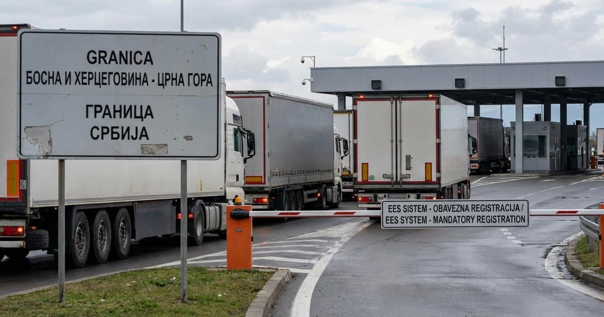 Regionalni prevoznici najavljuju blokadu granica zbog EES sistema