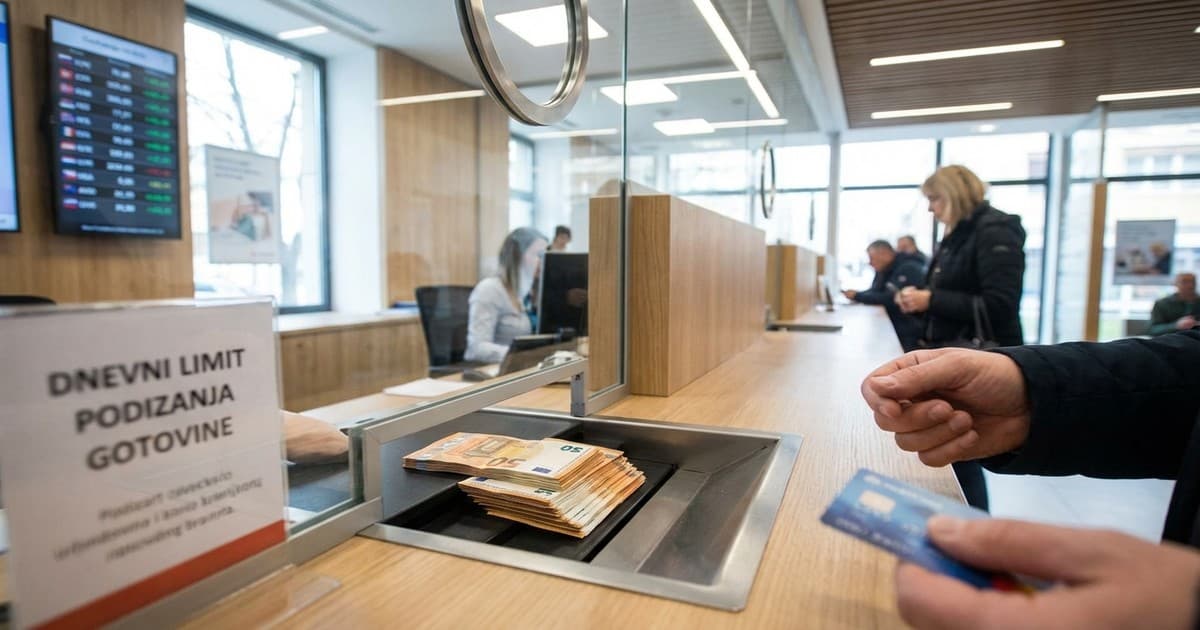 Bankarski limiti: Isplate iznad 5.000 eura uz obaveznu najavu