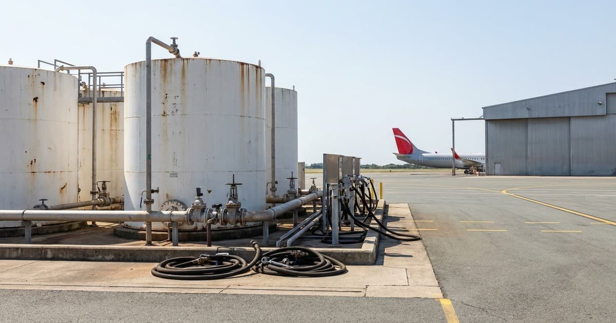 Zalihe kerozina na aerodromskom terminalu