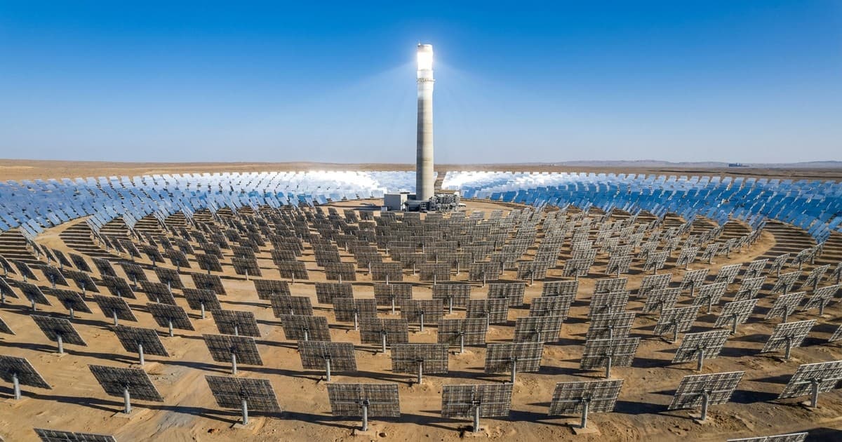 Solarna termoelektrana Dunhuang u kineskoj pustinji