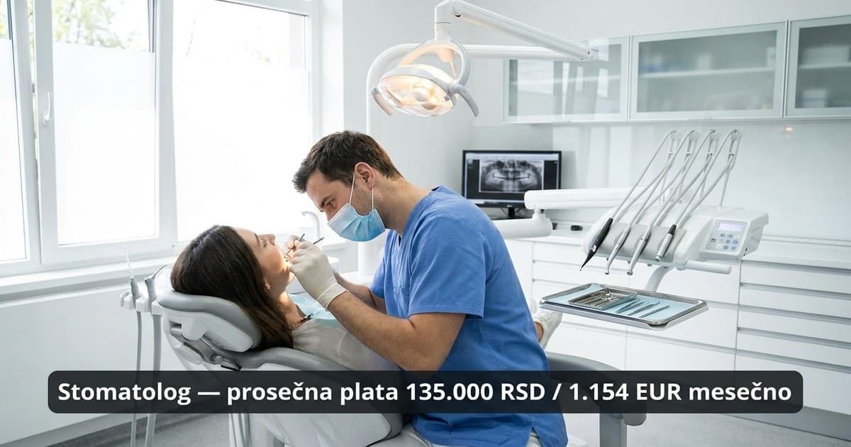 Kolika je prosečna plata stomatologa u Srbiji