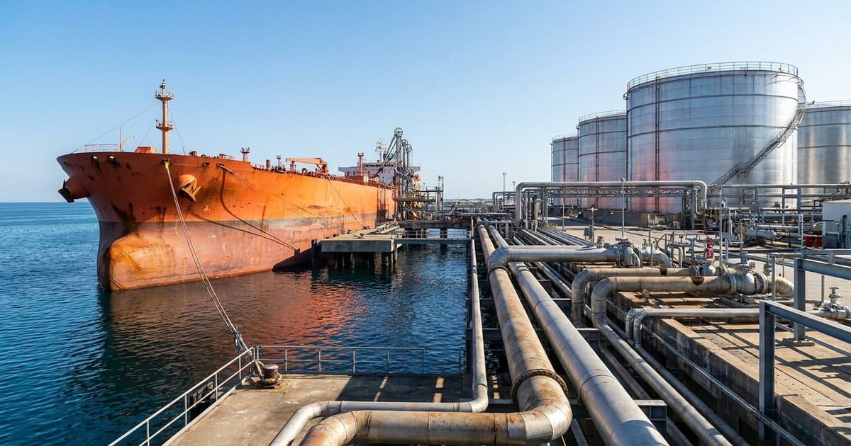 Saudijska Arabija cijene nafte: Tanker na terminalu