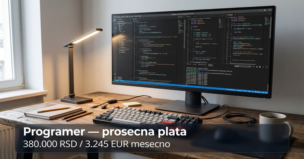 Prosečna plata programera u Srbiji na rekordnom nivou