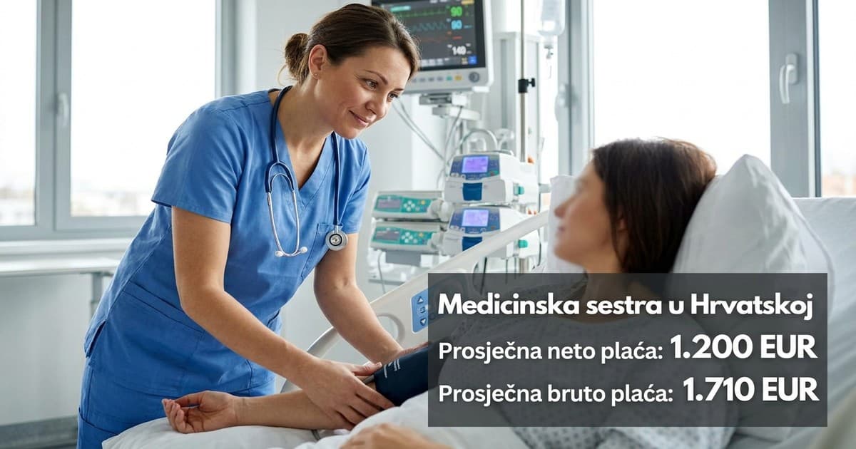 Plaća medicinske sestre u Hrvatskoj: Detaljan vodič za 2024.