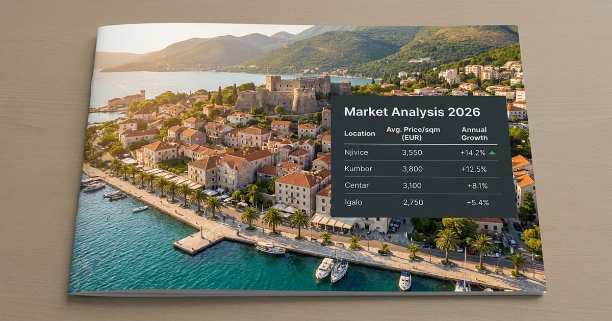 Njivice skuplje od centra: Stan na prodaju Herceg Novi 2026
