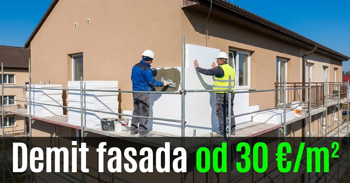Demit fasada u Crnoj Gori: Cijene, stiropor ili kamena vuna