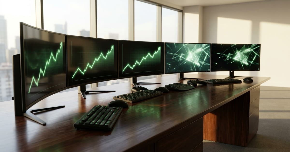 Wall Street rast indeksa na ekranima