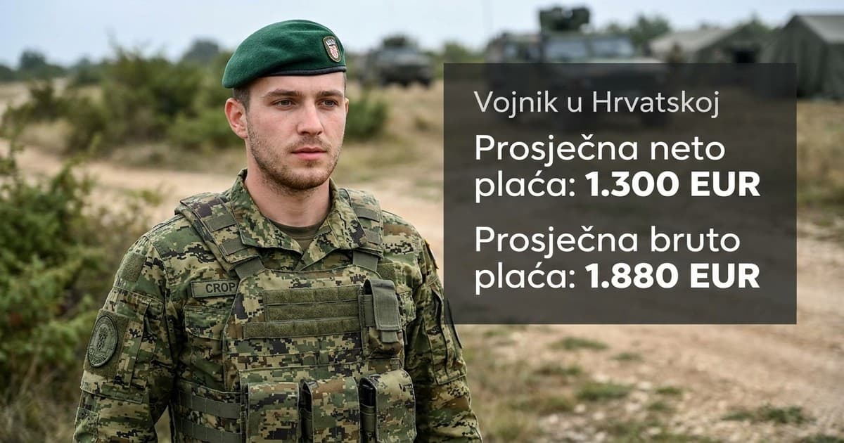 Plaća vojnika u Hrvatskoj: detaljan pregled primanja u 2026.