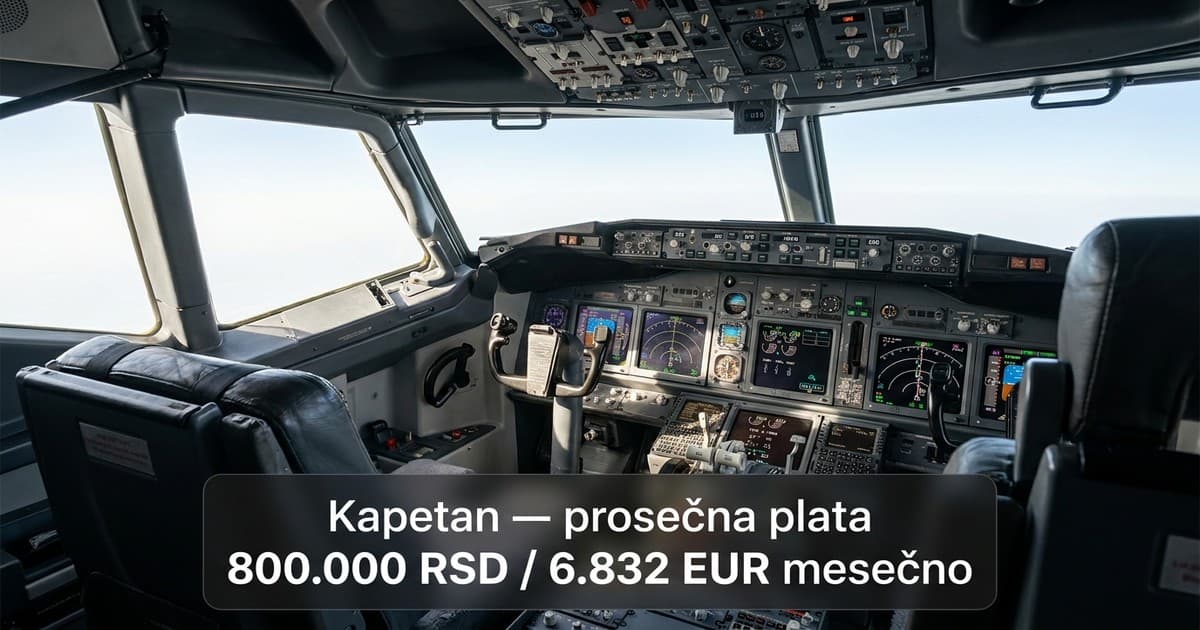 Kapetani u Srbiji zarađuju preko 800.000 dinara ali dug za školu je ogroman