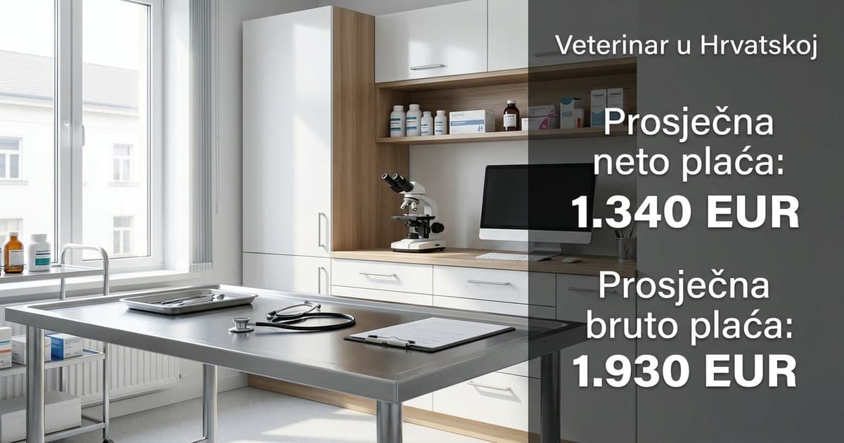 Analiza primanja: placa veterinara u hrvatskoj