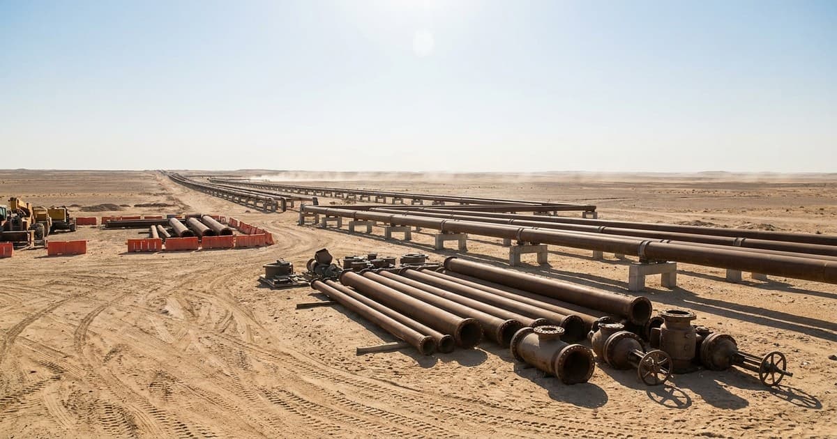 Izgradnja projekta: Saudijska Arabija naftovod
